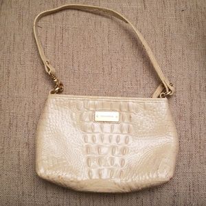 Croc skin shoulder bag